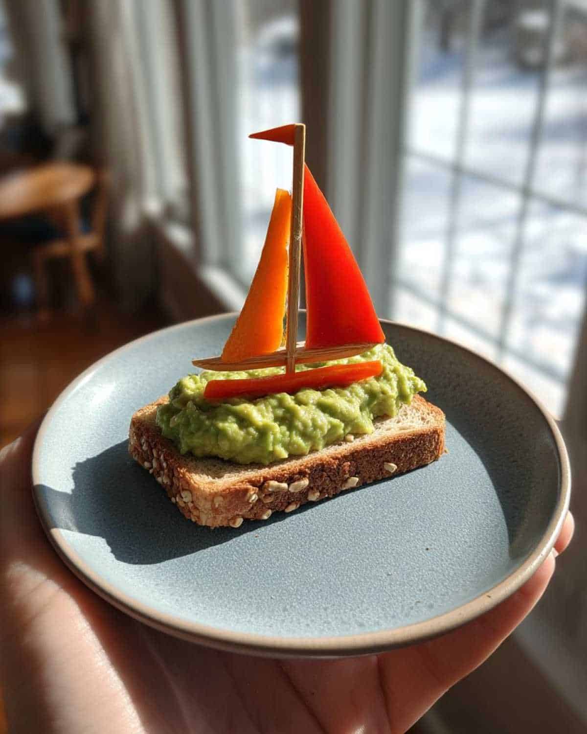Avocado 'Sailboat' Toast for Kids: Fun Nautical Themed Lunch - detail 1