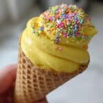 Banana 'Nice' Cream Cones for Kids: Healthy Frozen Fun Snack