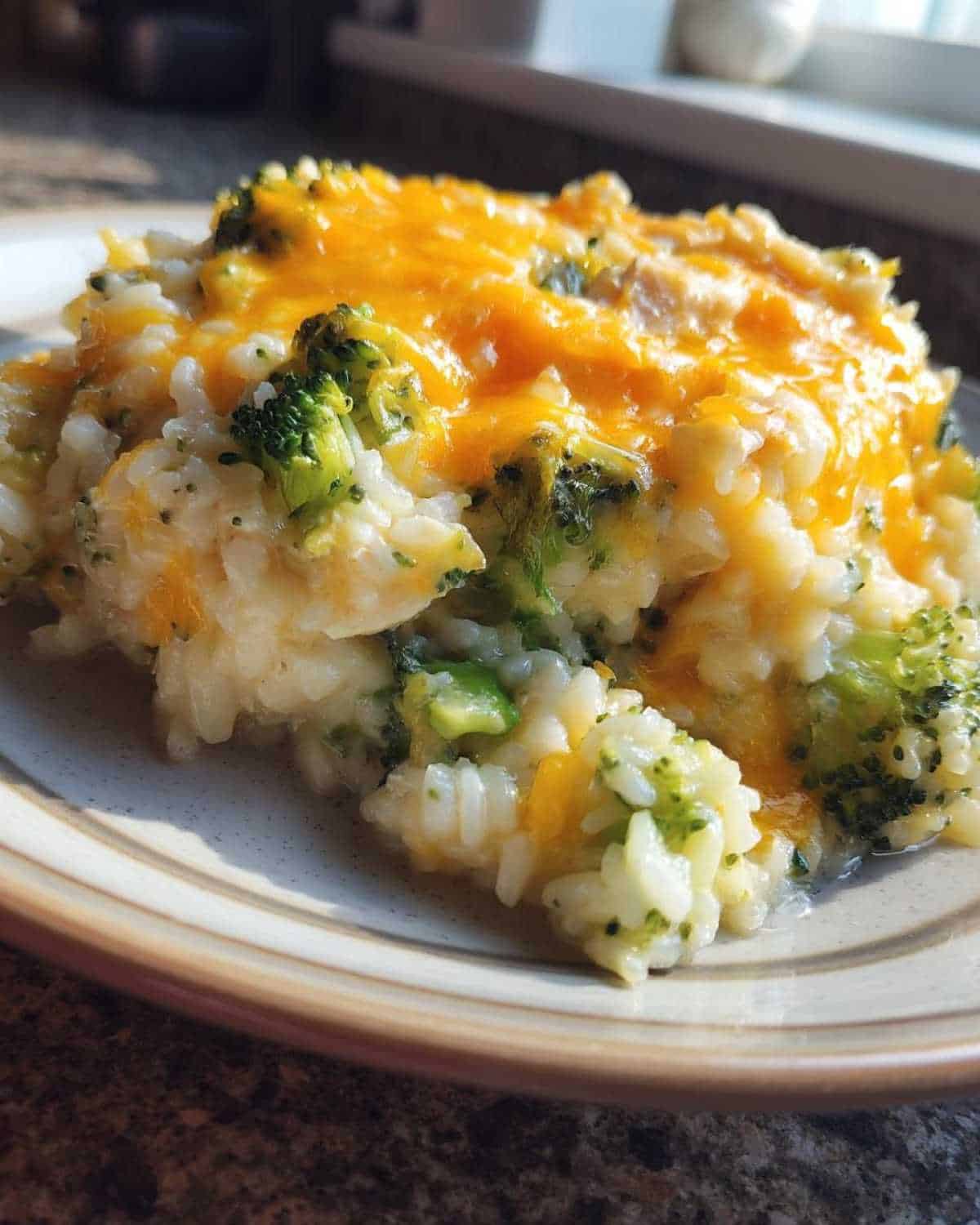 Cheesy Chicken & Broccoli Rice Casserole Kids Love - detail 1