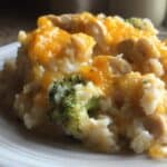 Cheesy Chicken & Broccoli Rice Casserole Kids Love