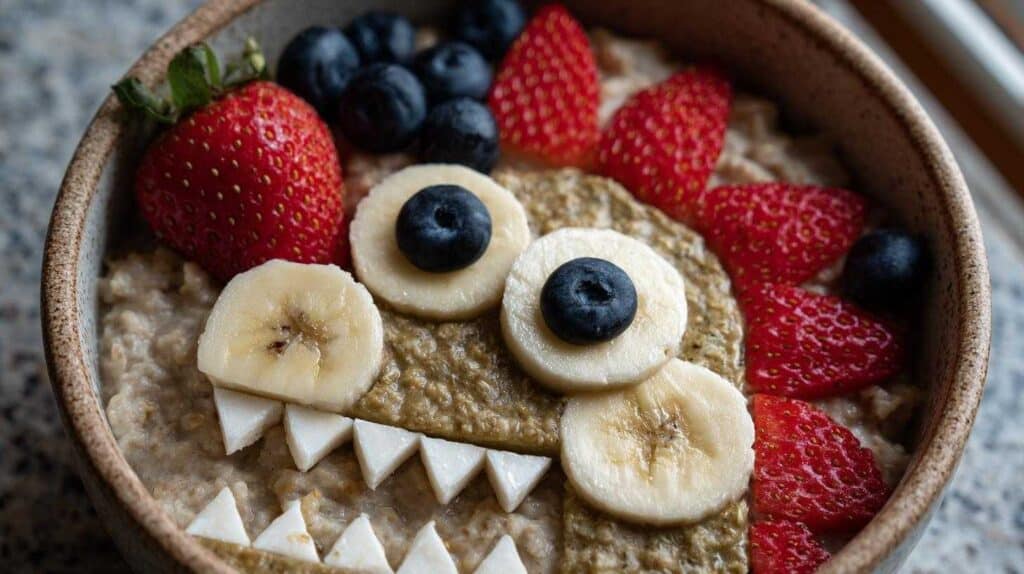 Dinosaur Oatmeal for Kids: Making Healthy Breakfast Roar-some!