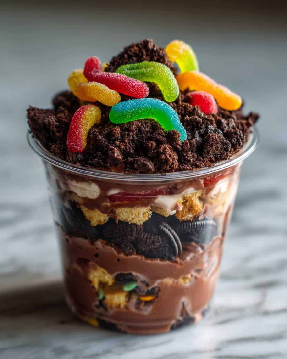 Dirt Pudding Cups for Kids (with Gummy Worms): Classic Fun Treat - detail 2