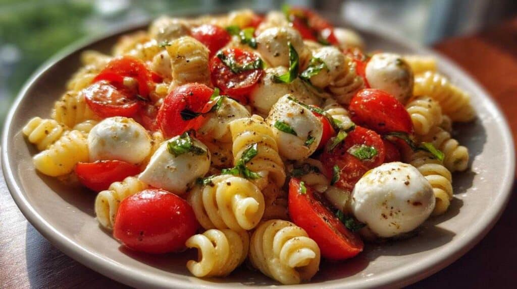 Amazing Easy Caprese Pasta for 2 kids Easy Caprese Pasta for Kids: Simple & Fresh Summer Dinner