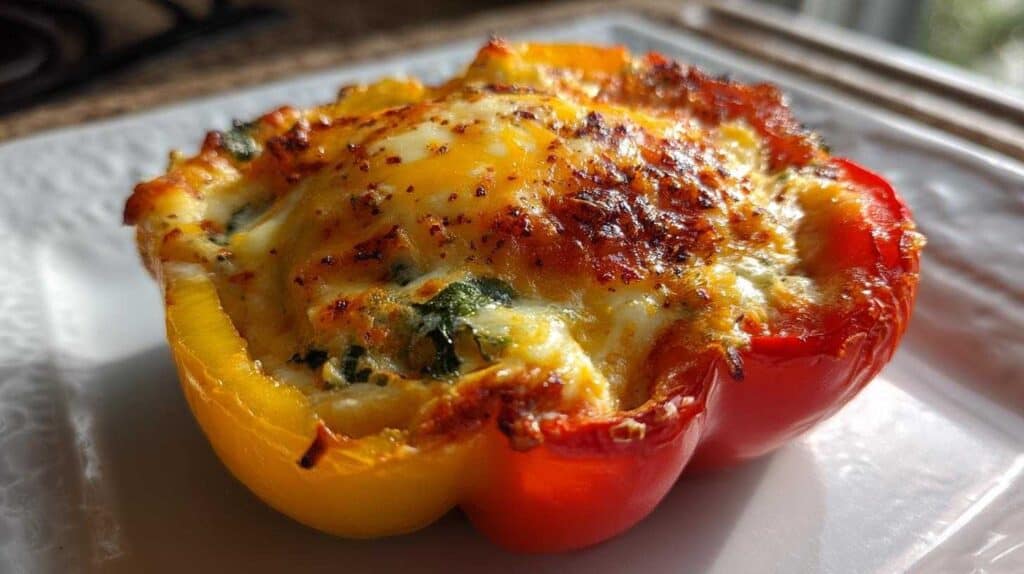 Egg Boats in Bell Peppers for Kids: Colorful & Nutritious