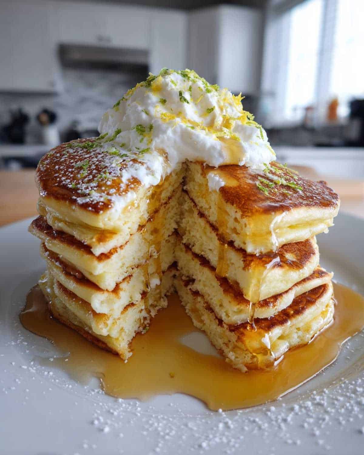 Fluffy Lemon Ricotta Pancakes for Kids: A Sunny Summer Treat! - detail 2