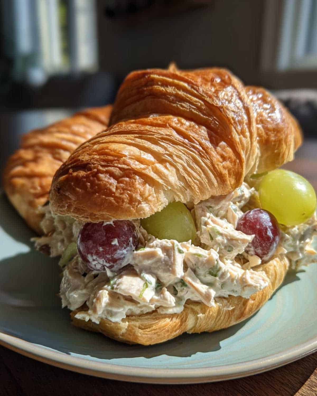 Fruity Chicken Salad Croissants for Kids: Refreshing Summer Lunch Twist - detail 1