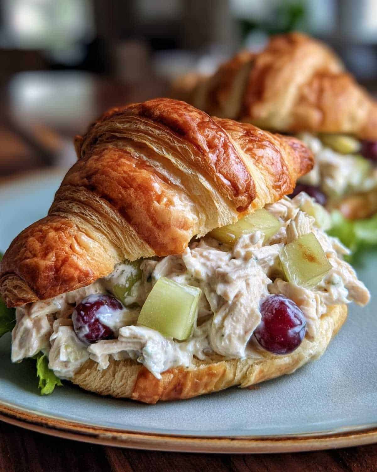 Fruity Chicken Salad Croissants for Kids: Refreshing Summer Lunch Twist - detail 2