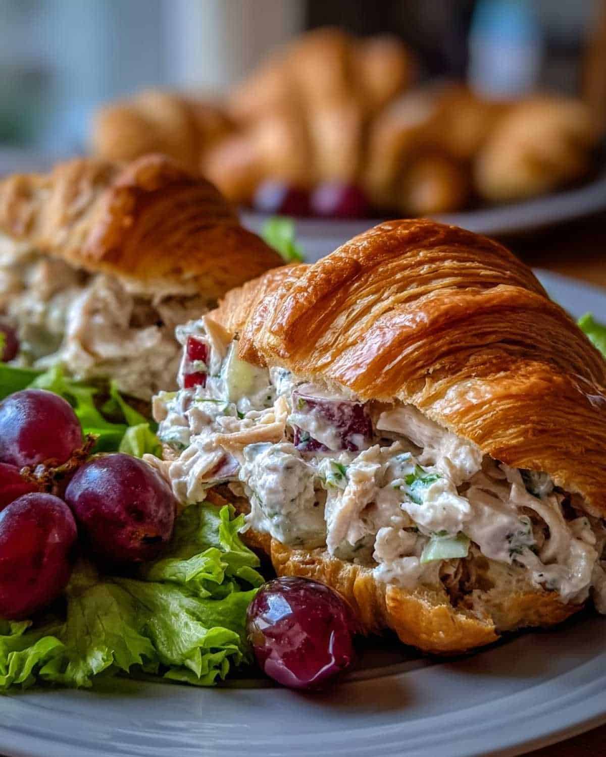 Fruity Chicken Salad Croissants for Kids: Refreshing Summer Lunch Twist - detail 3
