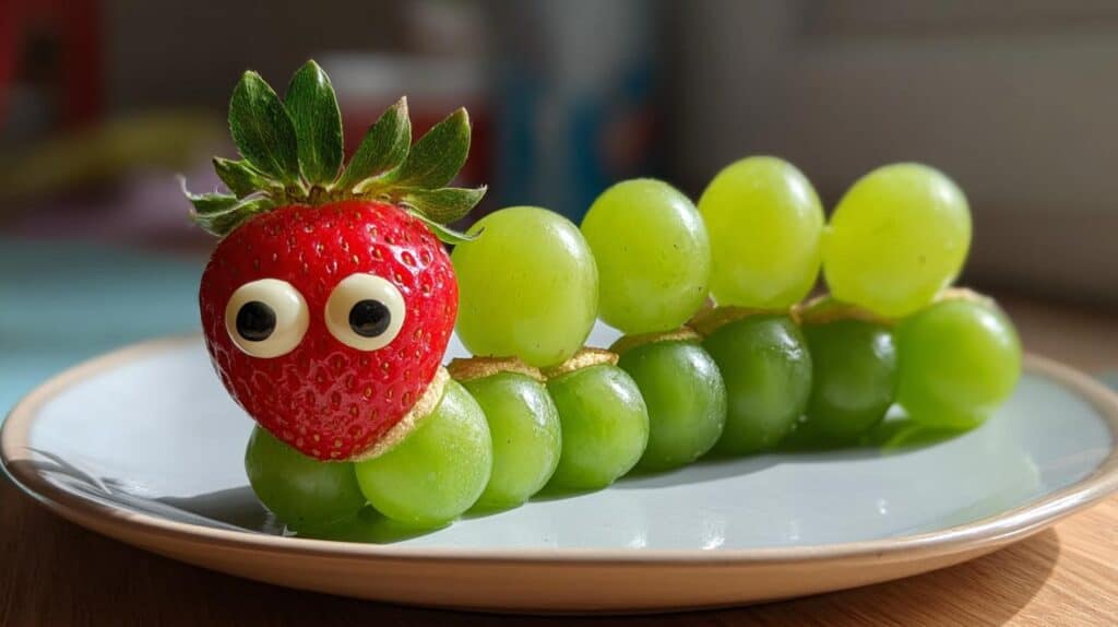 Fun Fruit Caterpillars: Easy & Adorable Summer Breakfast for Little Kids