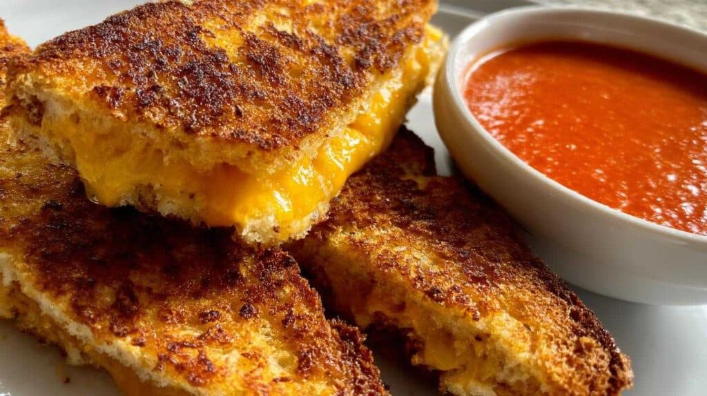 Grilled Cheese Dippers for Kids: Fun Summer Lunch Idea with Tomato Soup