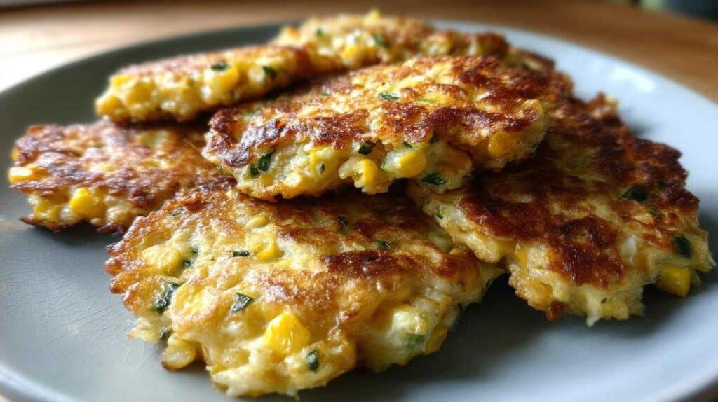 Grilled Corn & Zucchini Fritters Kids Love (with Yummy Dip!)