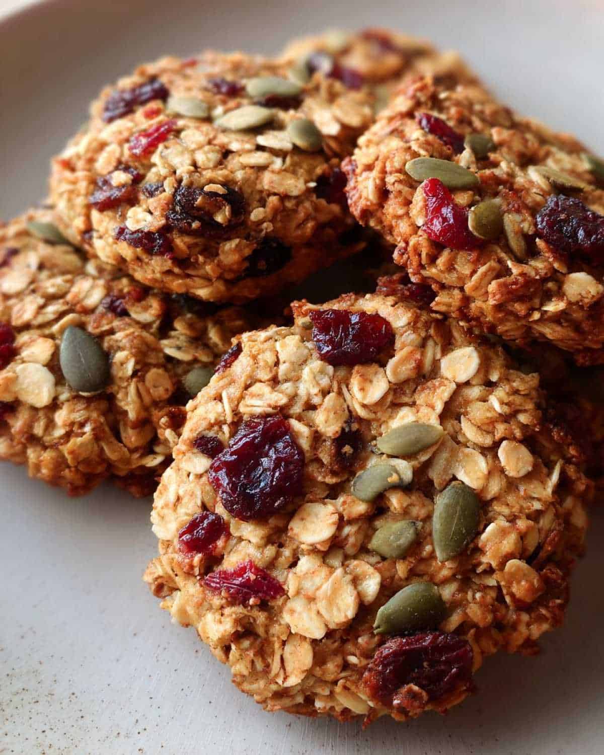Healthy Breakfast Cookies for Kids: Oats, Fruit & Seeds (Grab & Go!) - detail 1