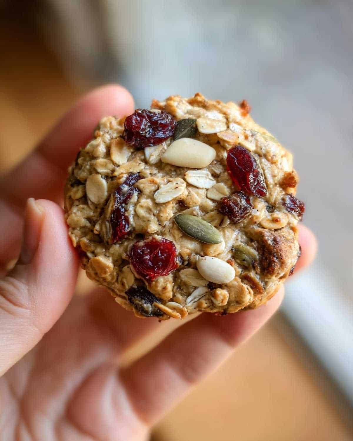 Healthy Breakfast Cookies for Kids: Oats, Fruit & Seeds (Grab & Go!) - detail 1