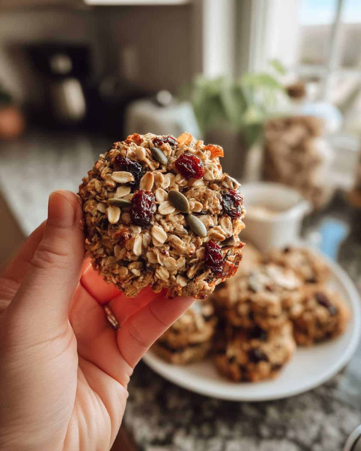 Healthy Breakfast Cookies for Kids: Oats, Fruit & Seeds (Grab & Go!) - detail 2