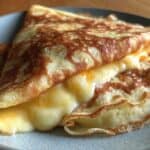 Kid-Approved Crepes with Peaches & Cream Filling