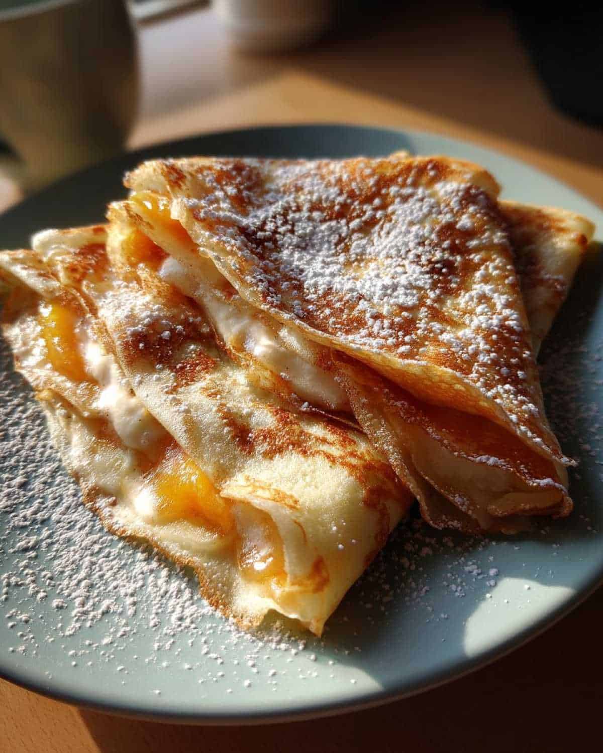Kid-Approved Crepes with Peaches & Cream Filling - detail 2