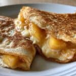 Kid-Approved Crepes with Peaches & Cream Filling