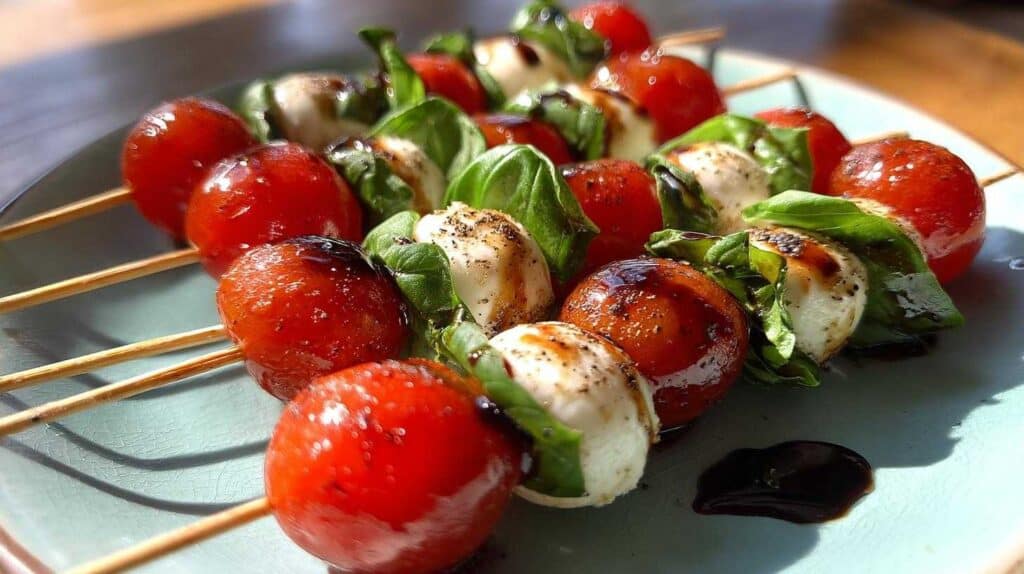 Kid-Friendly Caprese Skewers: Easy No-Cook Lunch Addition