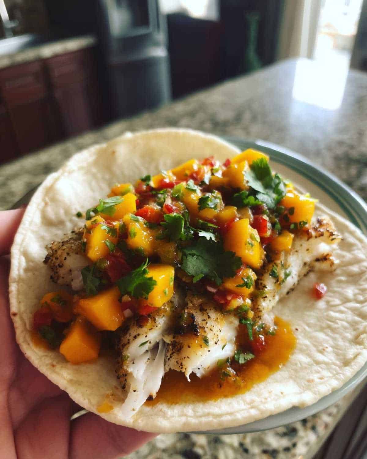 Kid-Friendly Fish Tacos with Mango Salsa: Easy Summer Dinner - detail 1
