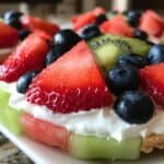 Mini Fruit Pizzas on Watermelon Slices for Kids: Refreshing & Fun