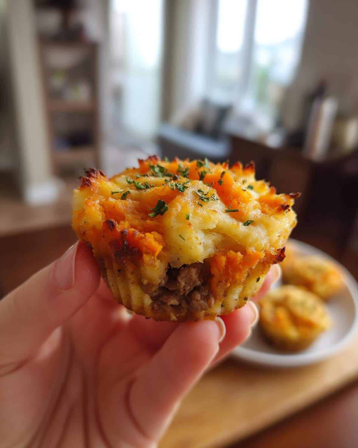 Mini Shepherd's Pies with Sweet Potato Topping for Kids - detail 1