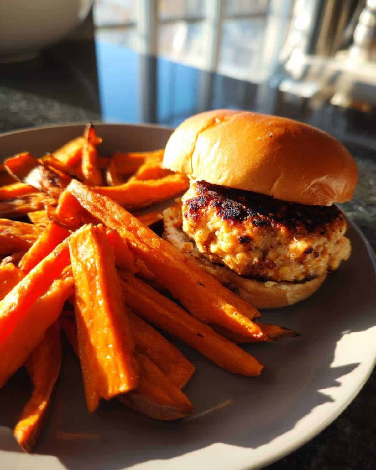Mini Turkey Burgers Kids Will Devour (with Baked Sweet Potato Fries) - detail 2