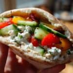 No-Cook Greek Pita Pockets for Kids' Lunch: Fresh & Easy