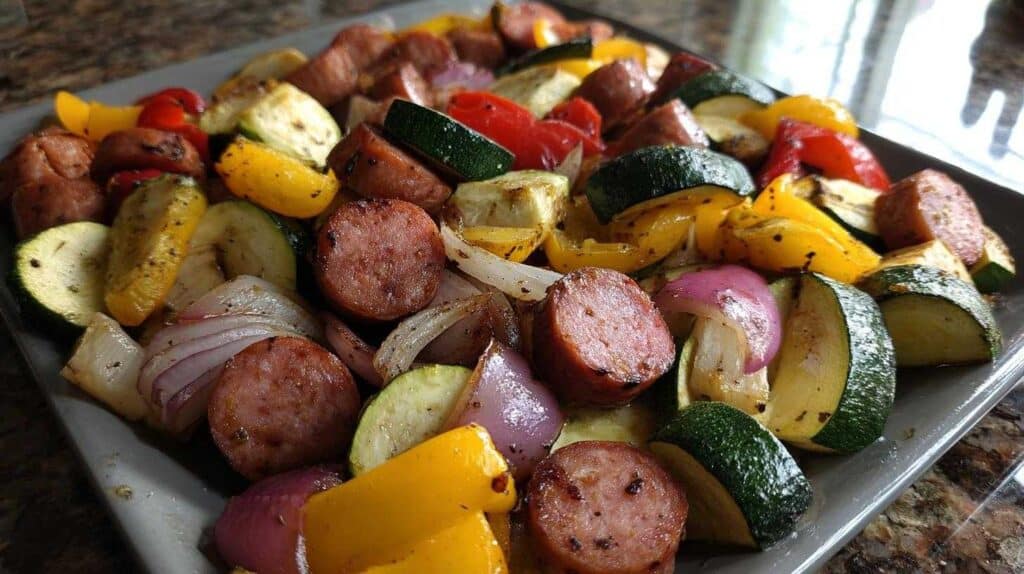 One-Pan Sausage & Summer Veggies Kids Love: Minimal Cleanup!