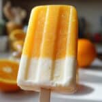 Orange Creamsicle Popsicles for Kids: Healthy Summer Treat