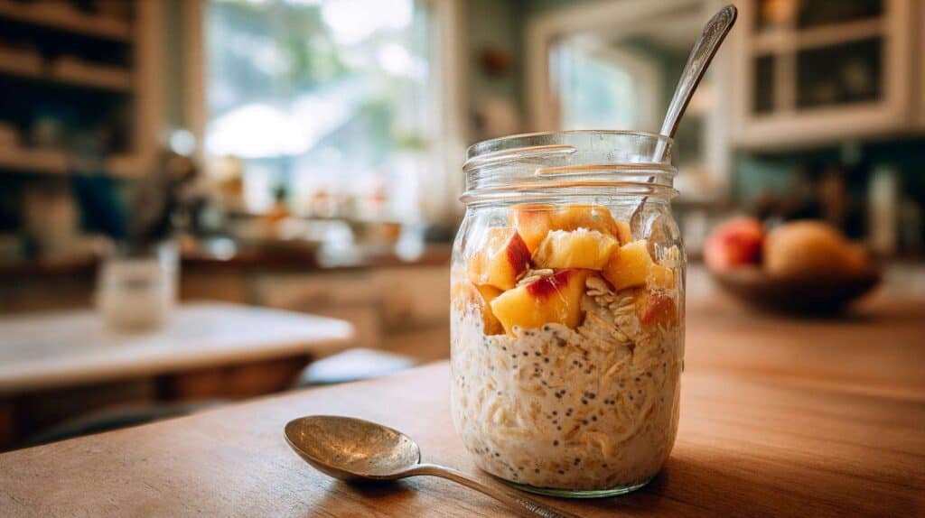 Peachy Keen Overnight Oats for Kids: Easy Summer Breakfast Prep