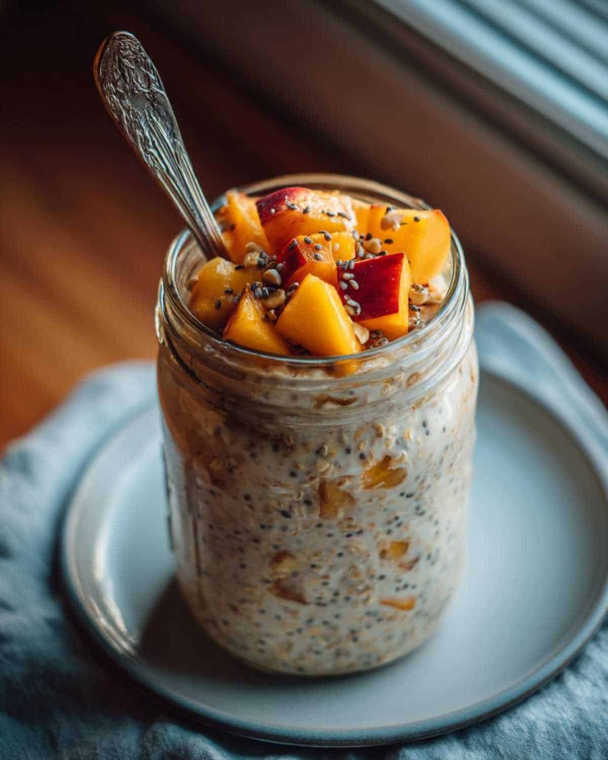 Peachy Keen Overnight Oats for Kids: Easy Summer Breakfast Prep - detail 2