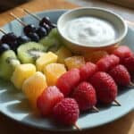 Rainbow Fruit Skewers Kids Love: Healthy Snack & Yogurt Dip Idea