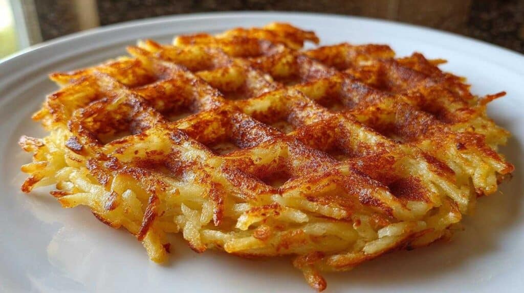 Savory Waffle Iron Hash Browns for Kids: Crispy & Easy
