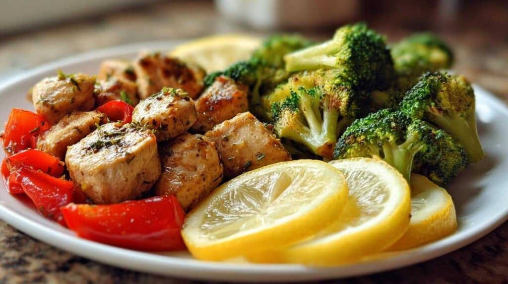 Sheet Pan Lemon Herb Chicken for Kids: Easy Dinner, Quick Cleanup!