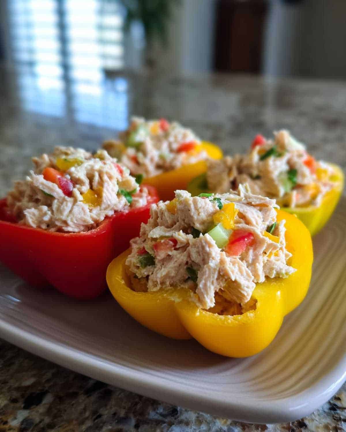 Tuna Salad Peppers for Kids: Crunchy, Healthy, No-Bread Lunch Idea - detail 1