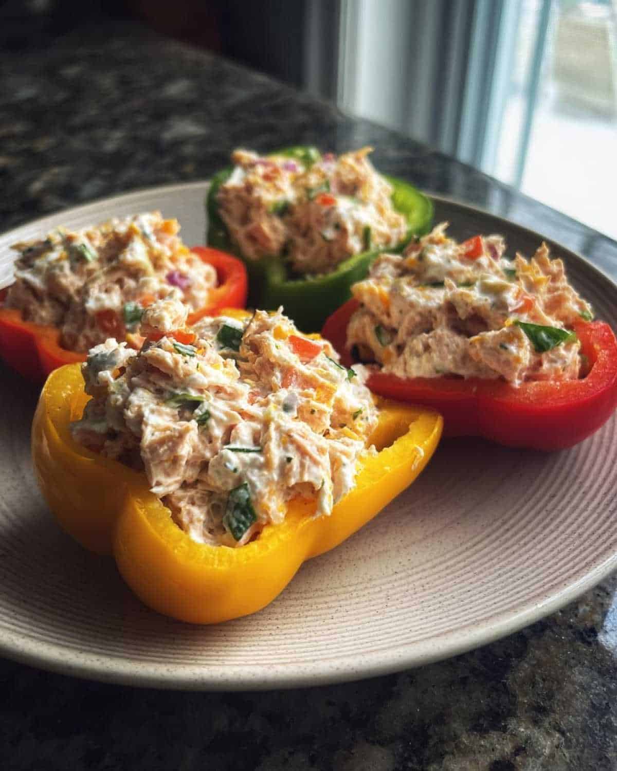 Tuna Salad Peppers for Kids: Crunchy, Healthy, No-Bread Lunch Idea - detail 2