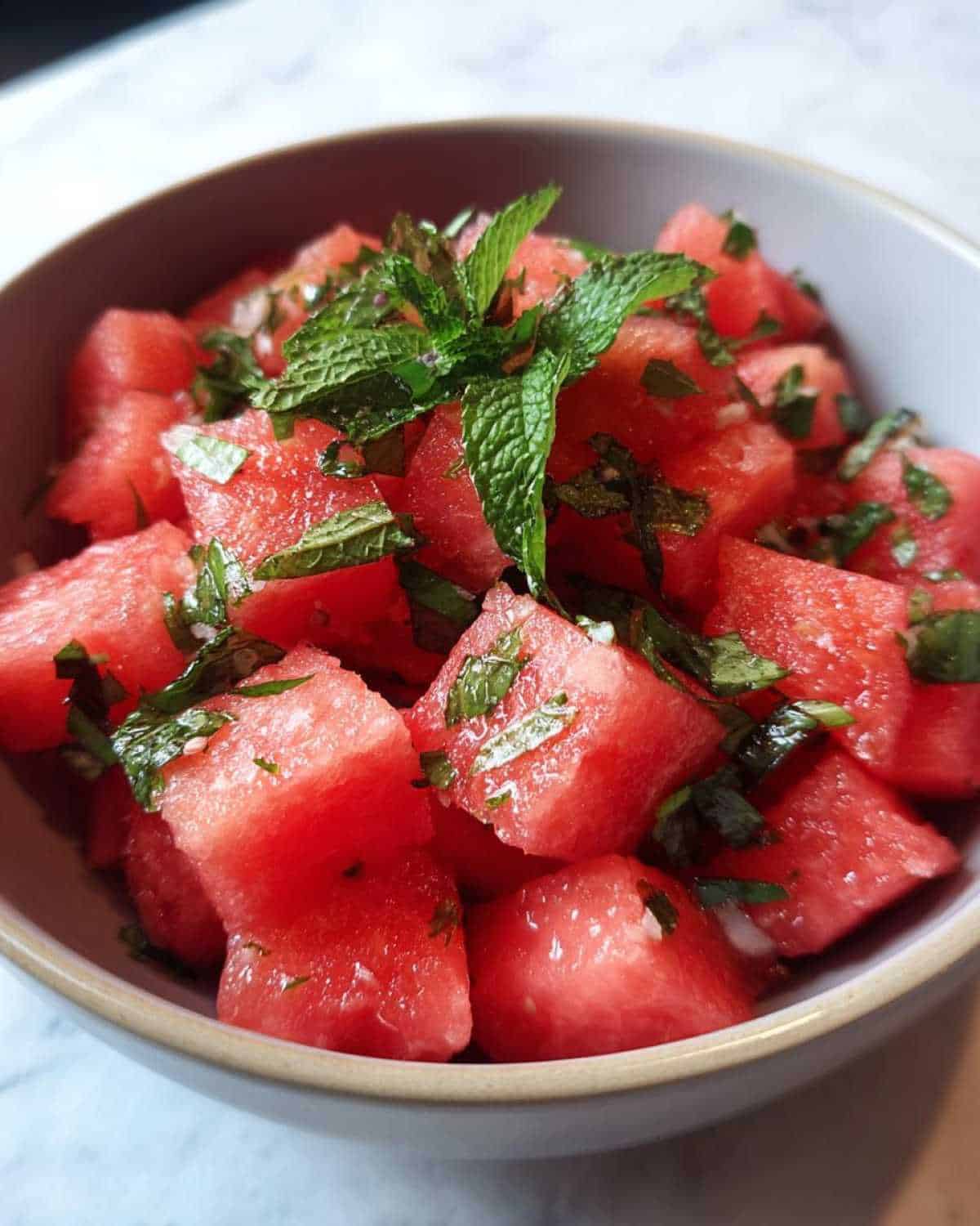 Watermelon & Mint Breakfast Salad for Kids: Refreshingly Light & Fun - detail 1