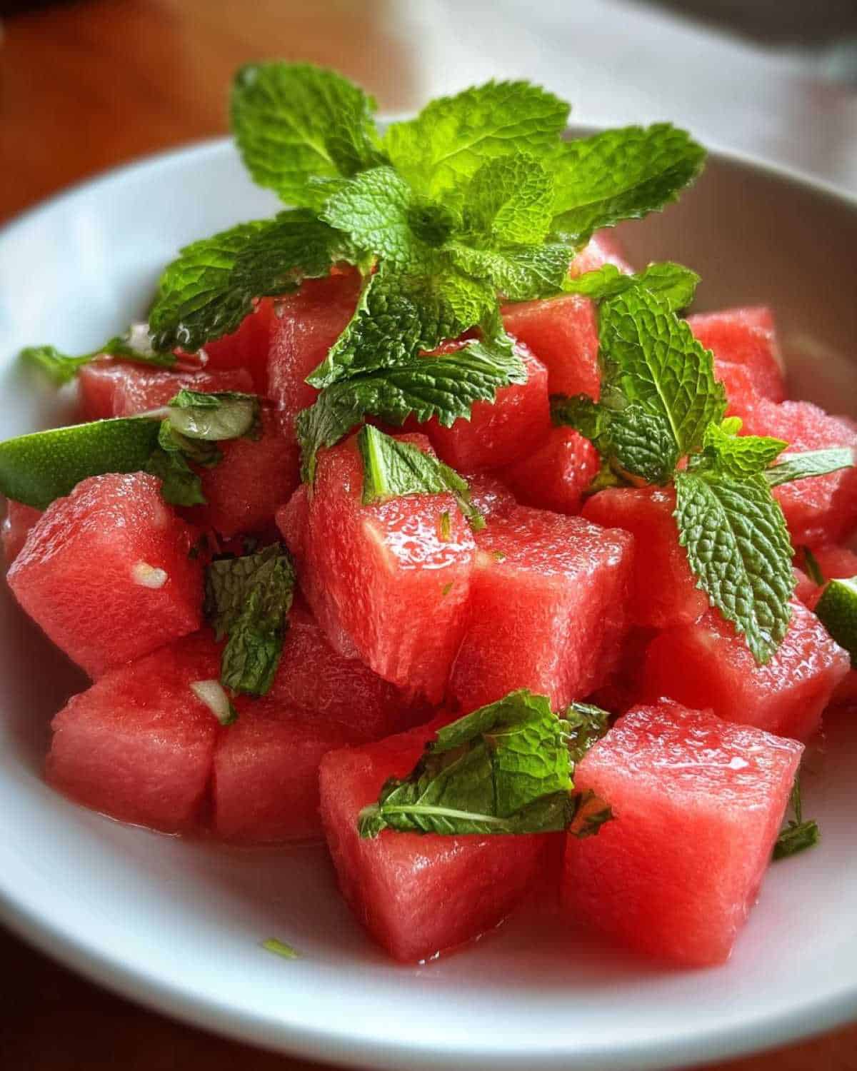 Watermelon & Mint Breakfast Salad for Kids: Refreshingly Light & Fun - detail 1