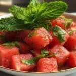 Watermelon & Mint Breakfast Salad for Kids: Refreshingly Light & Fun
