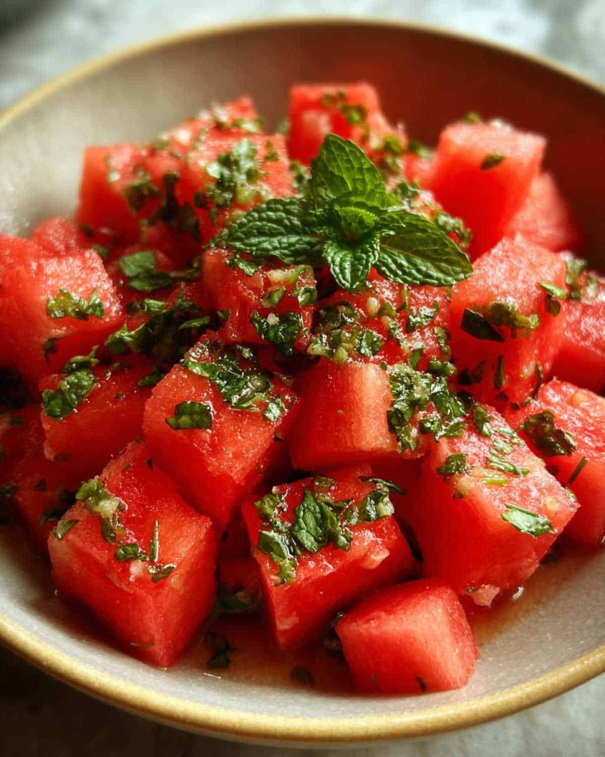 Watermelon & Mint Breakfast Salad for Kids: Refreshingly Light & Fun - detail 2