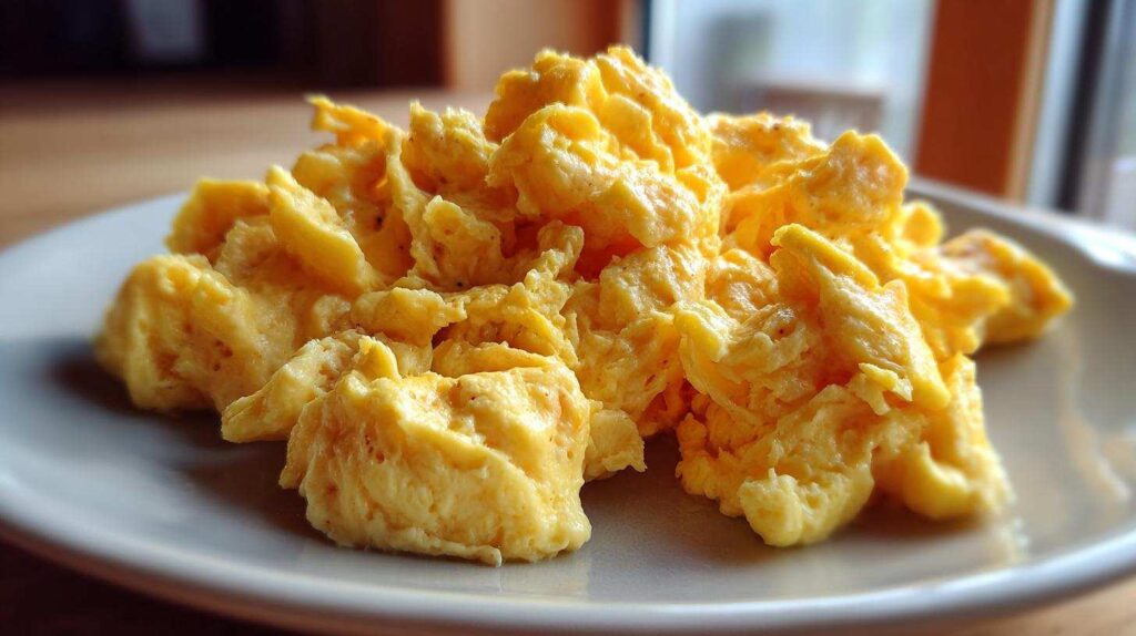 Kid-Friendly 2 Minute Microwave Scrambled Eggs