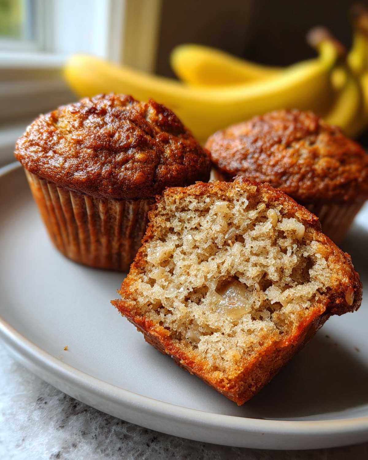 Kid-Friendly ALMOND FLOUR BANANA MUFFINS - detail 2