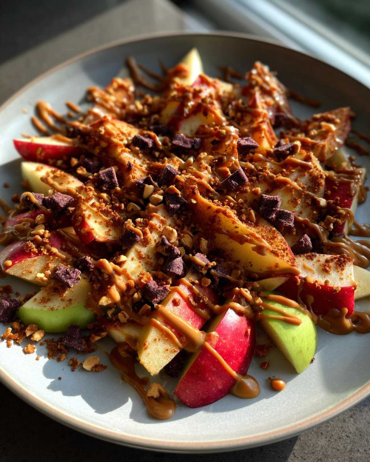 Kid-Friendly APPLE NACHOS - detail 3