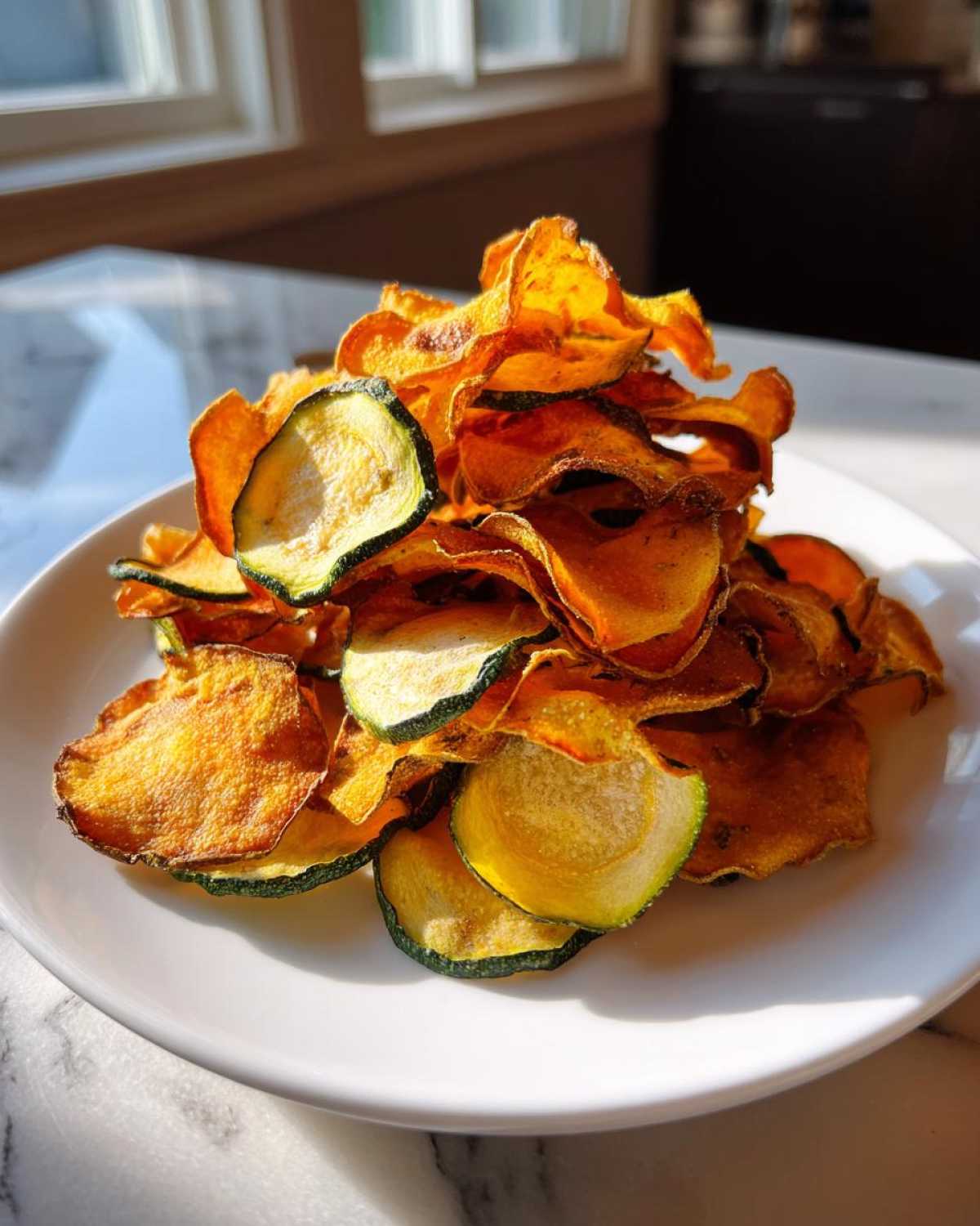 Kid-Friendly Air-Fried Veggie Chips - detail 1