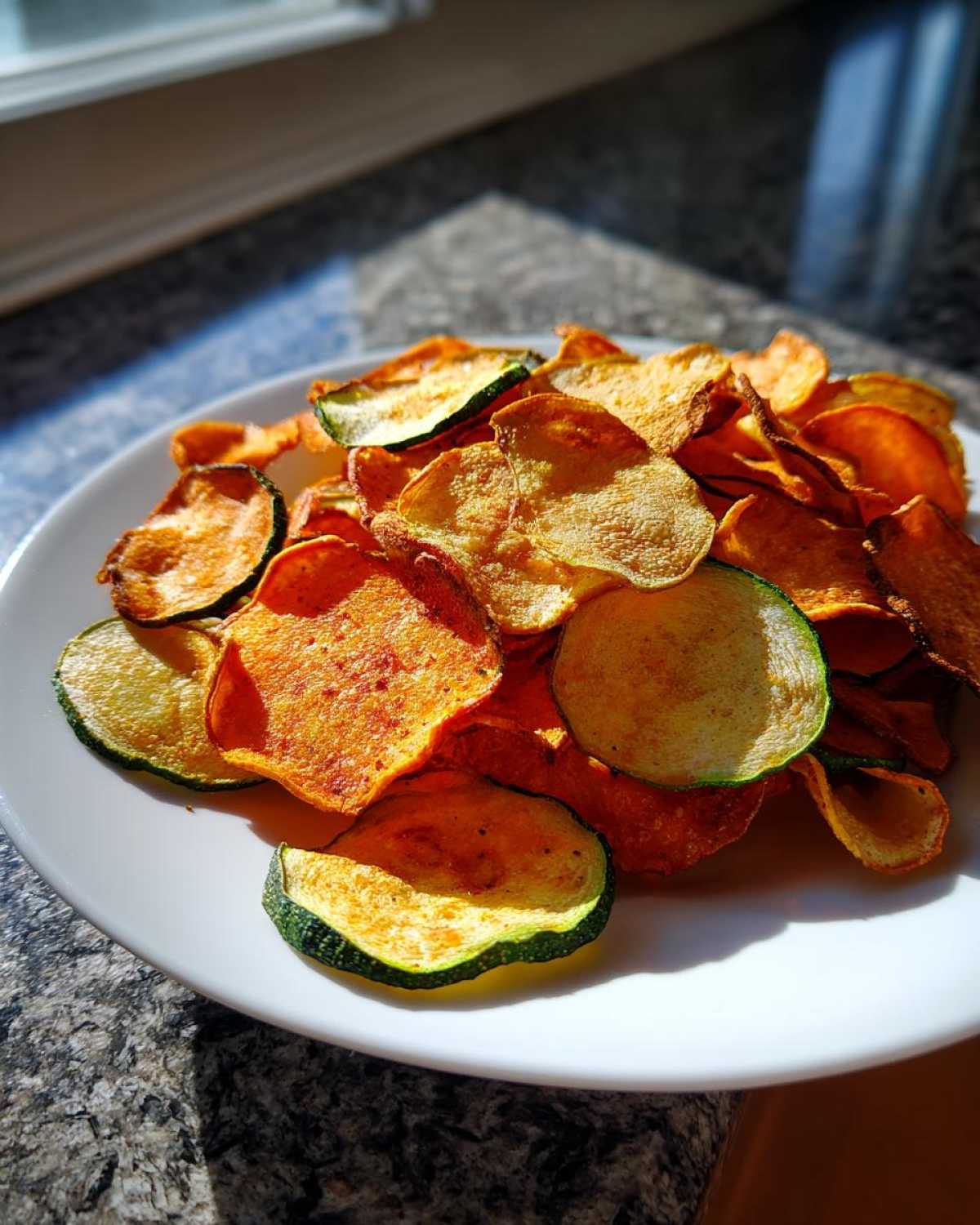 Kid-Friendly Air-Fried Veggie Chips - detail 3