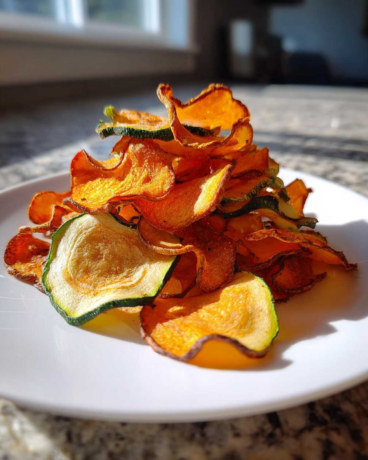 Kid-Friendly Air-Fried Veggie Chips - detail 4