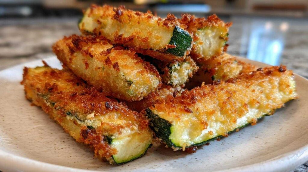 Kid-Friendly Air-Fried Zucchini Sticks