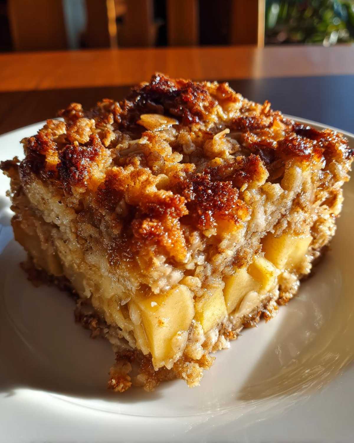 Kid-Friendly Apple Crumb Baked Oatmeal - detail 1