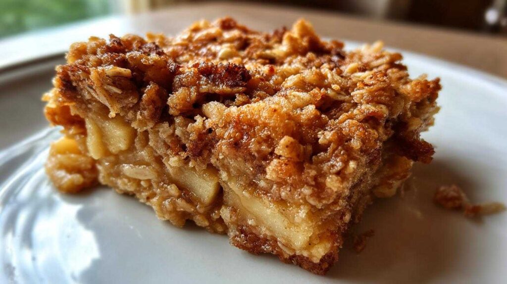 Kid-Friendly Apple Crumb Baked Oatmeal