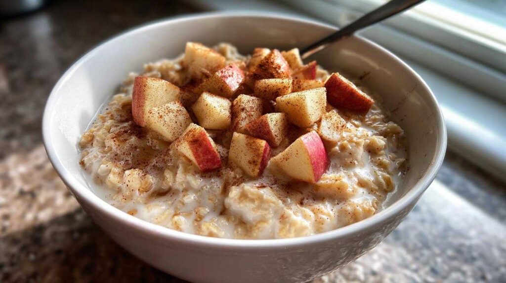 Kid-Friendly Apple Pie Oatmeal